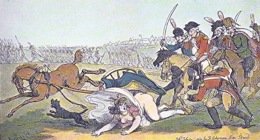 Gang bang nel campo di battaglia